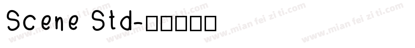 Scene Std字体转换